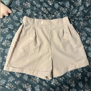 SHEIN Paper Bag Shorts
